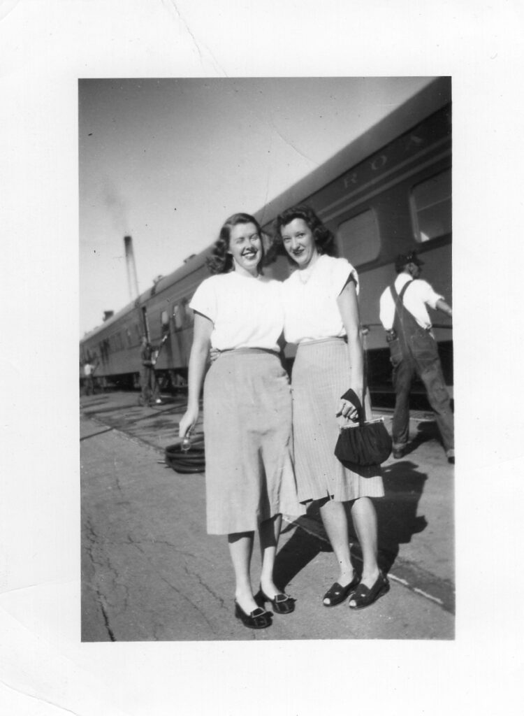 Ruth and Loretta Frisch in Montana