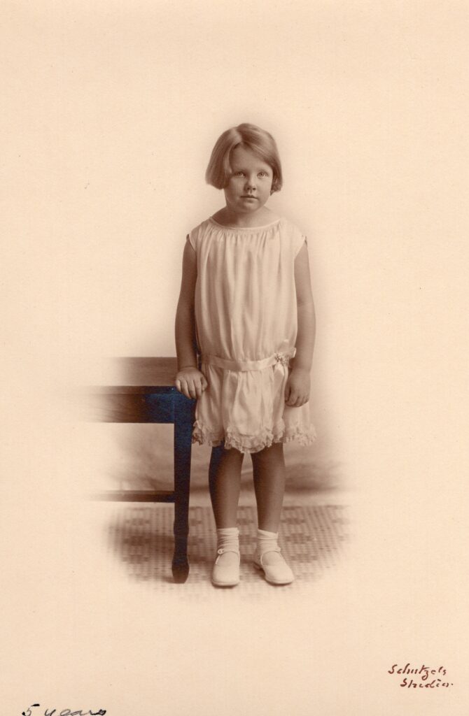 Ruth at 5 years Old