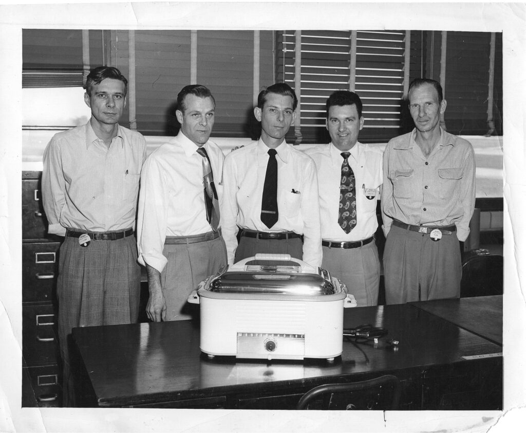 Wally Johnson,Frank Sutton, Clay, Ken Williamson